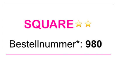 Bestellnummer 980 ⭐⭐